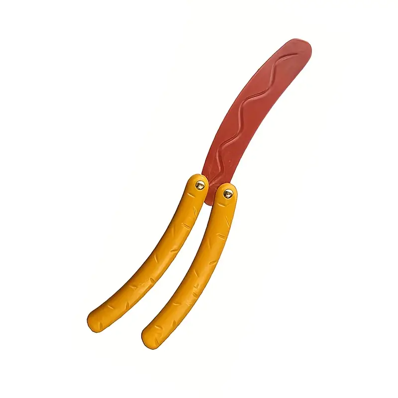 Funny Waving Hot Dog Toy Knife | Multicolor Plastic Novelty Gadget with Realistic Design, Durable and Safe for Halloween Party, Gifts and Interactive Games, Party Accessories, Funny Design, Safe Material